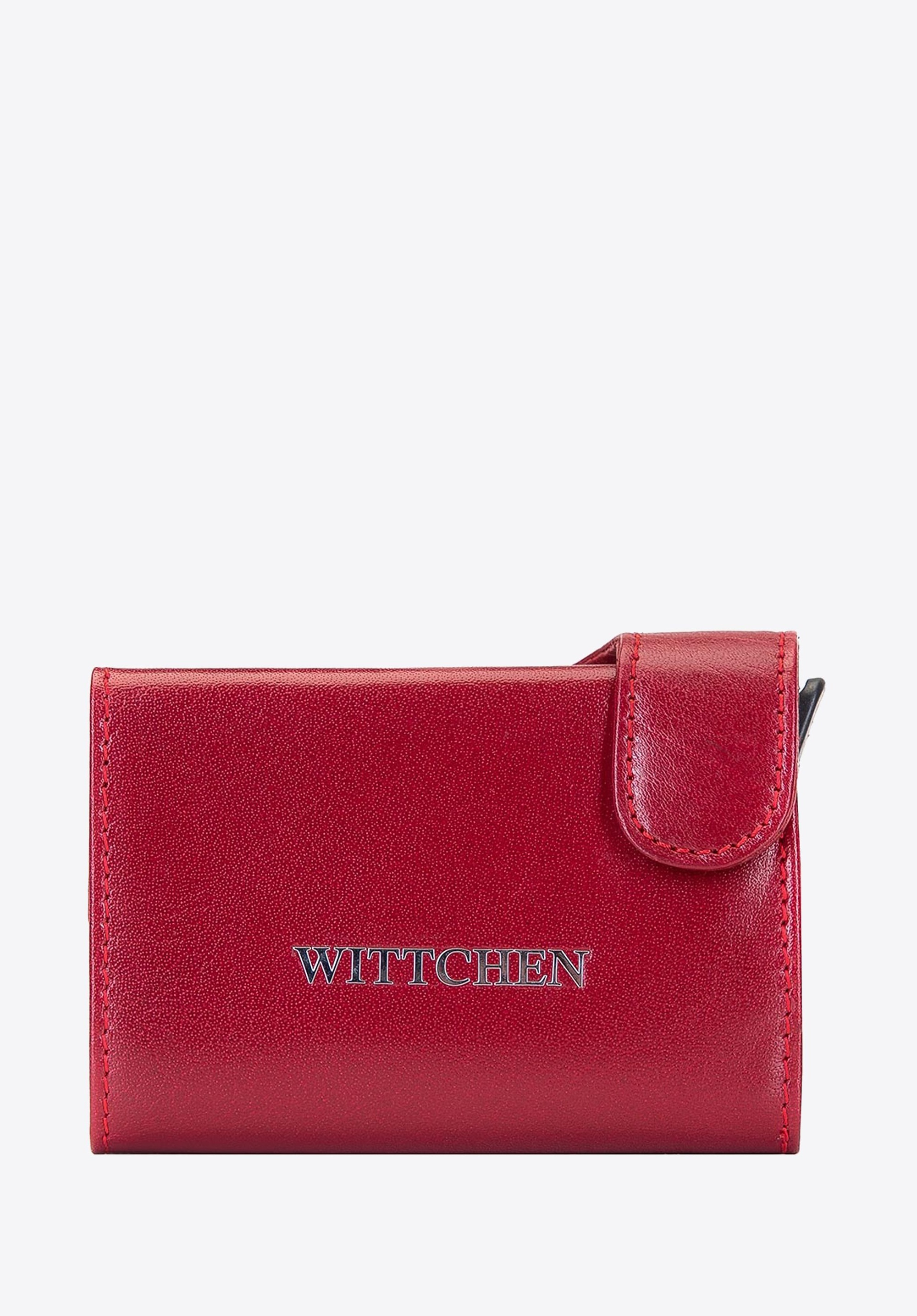 Wizytownik skórzany z podajnikiem