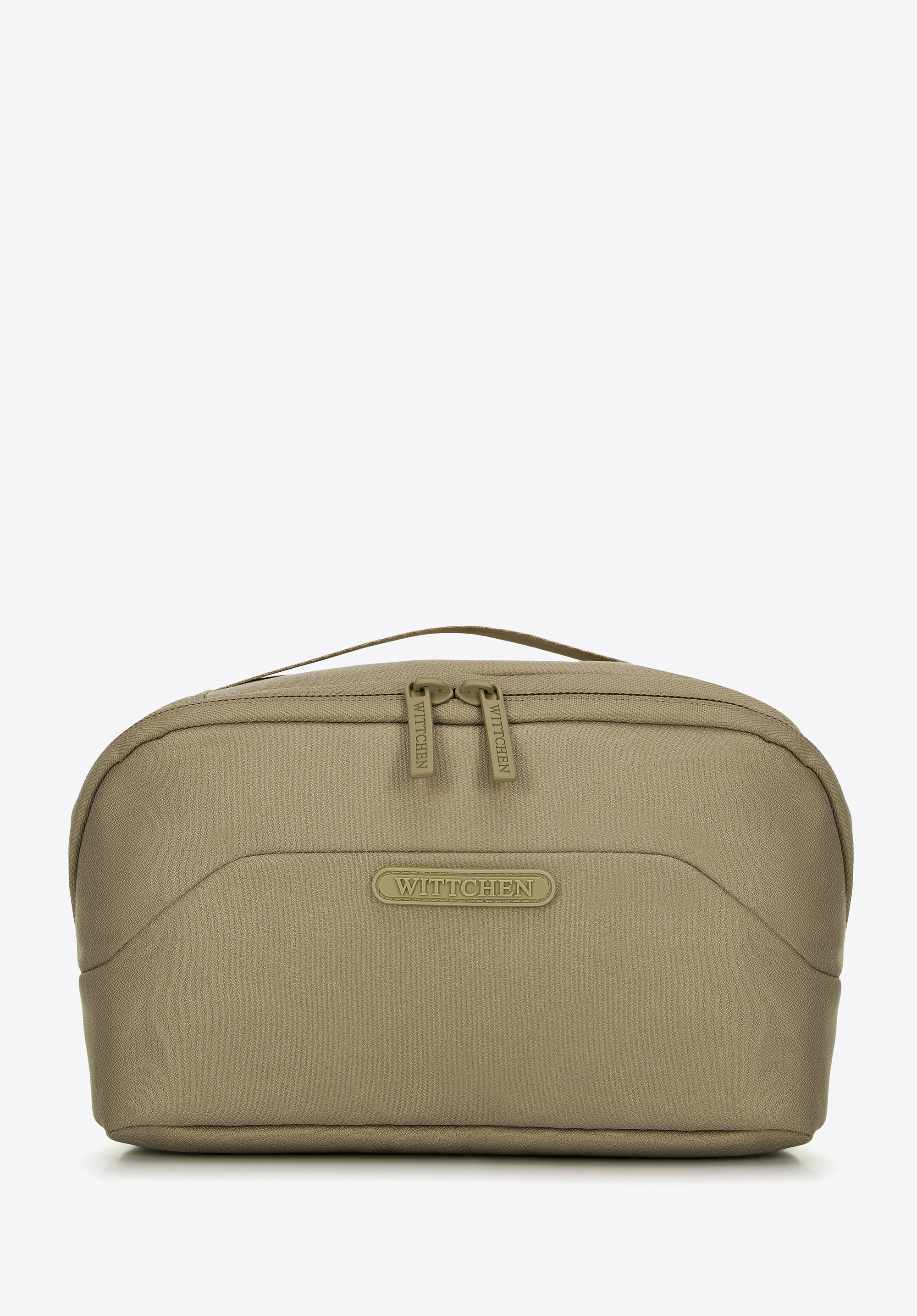 Kosmetyczka z rączką mała oliwkowy