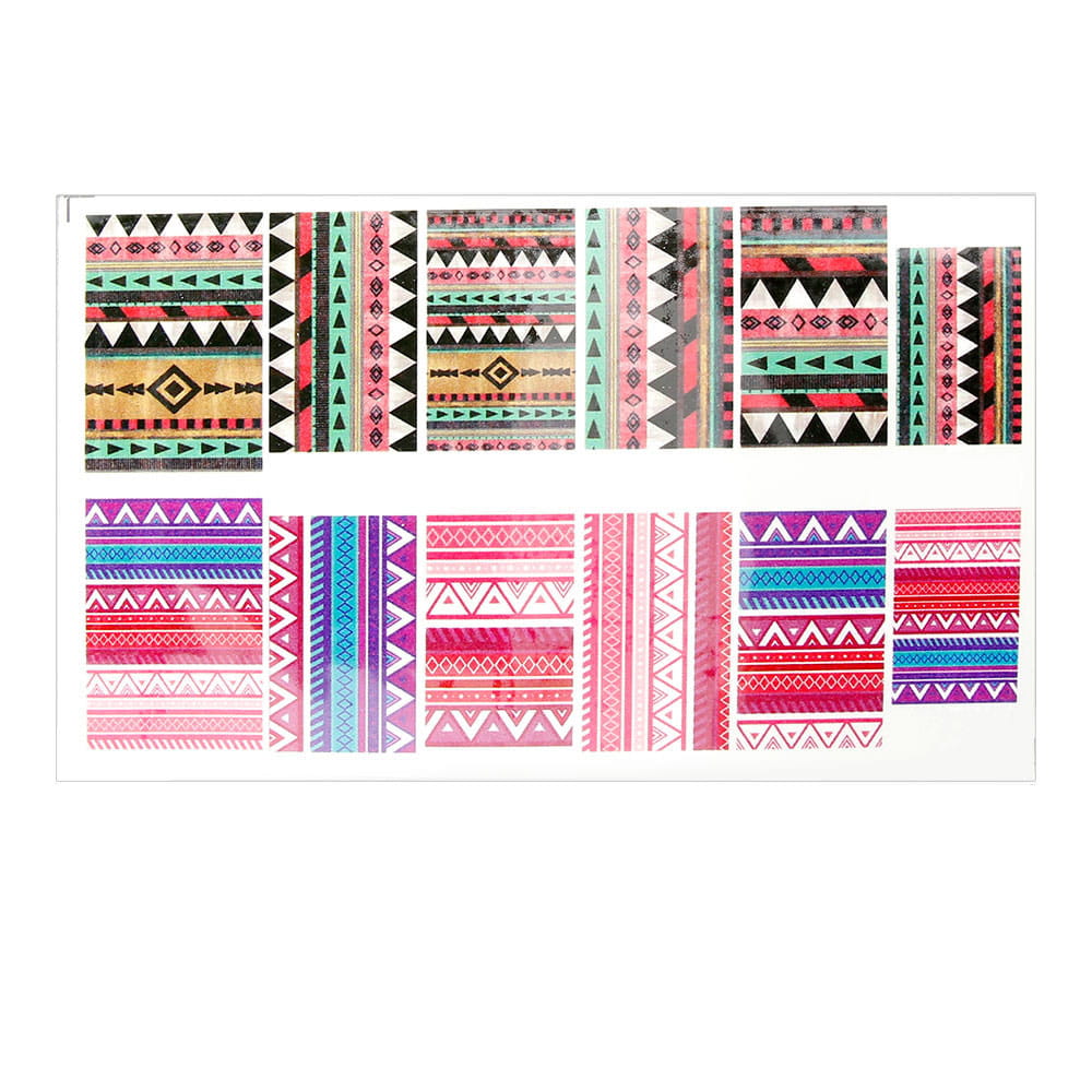 Naklejki wodne do paznokci arkusz 9 x 5,5cm a Nr 648