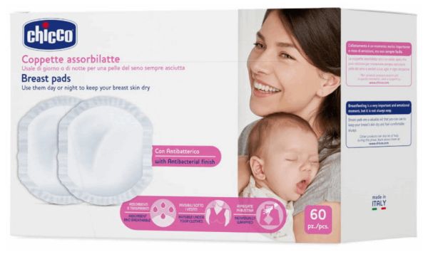 Chicco Wkładki laktacyjne antybakteryjne - 60szt