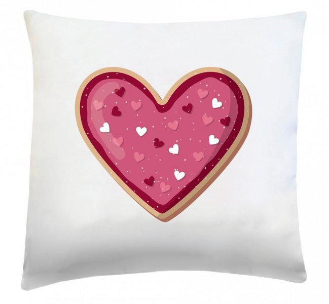 Poduszka na Walentynki 40x40 wz. Serce 20