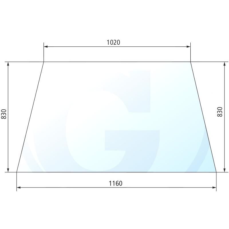 Szyba przednia FIAT G 86511795