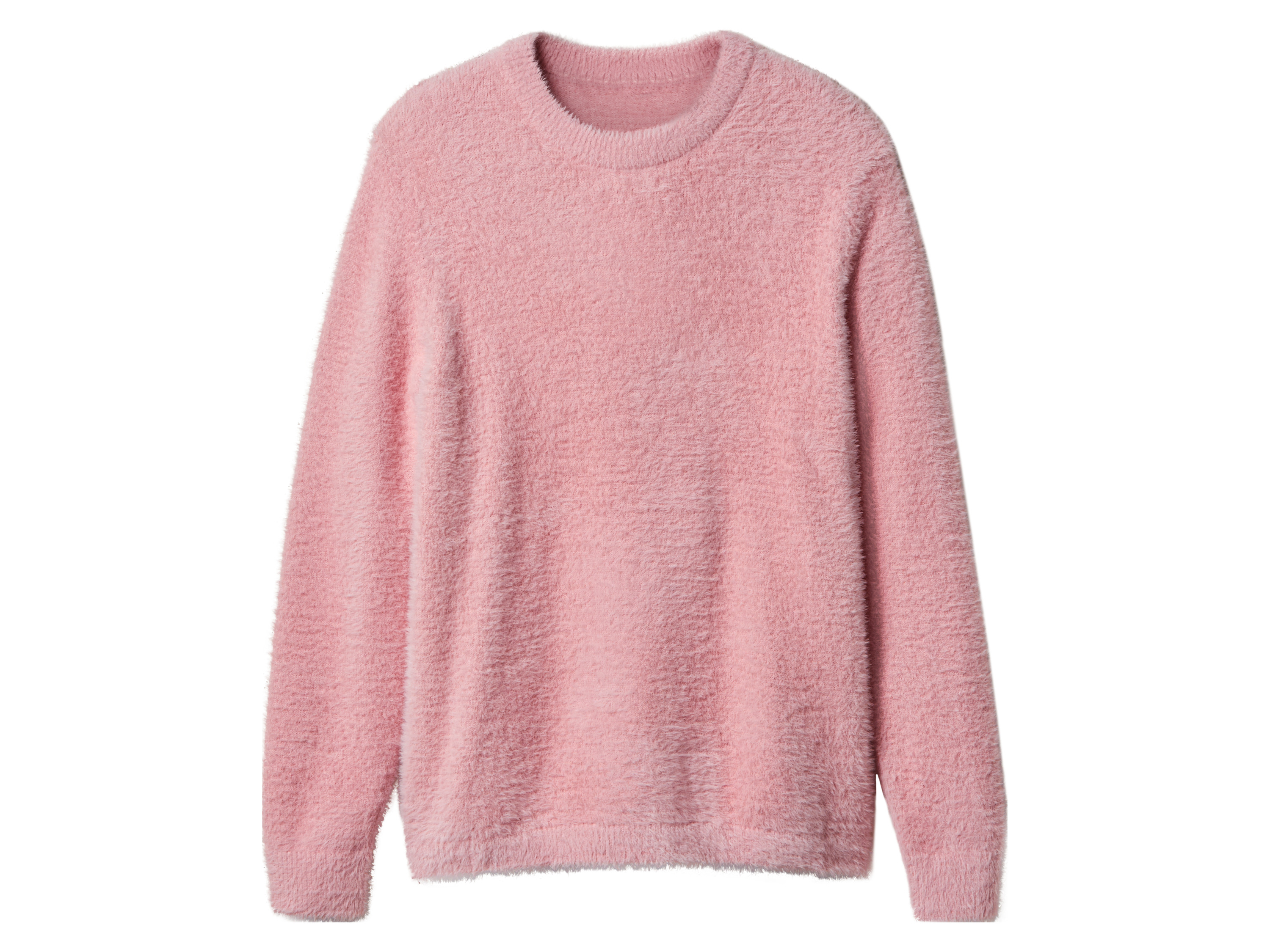 esmara Sweter pluszowy damski Różowy, M40/42