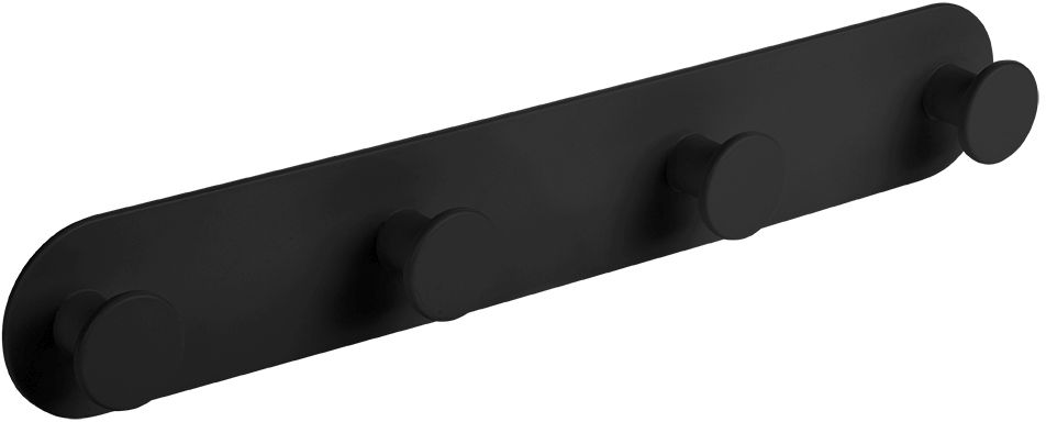 Darmowa Dostawa - Wieszak na ręcznik czarny Laveo Miri ALM714S