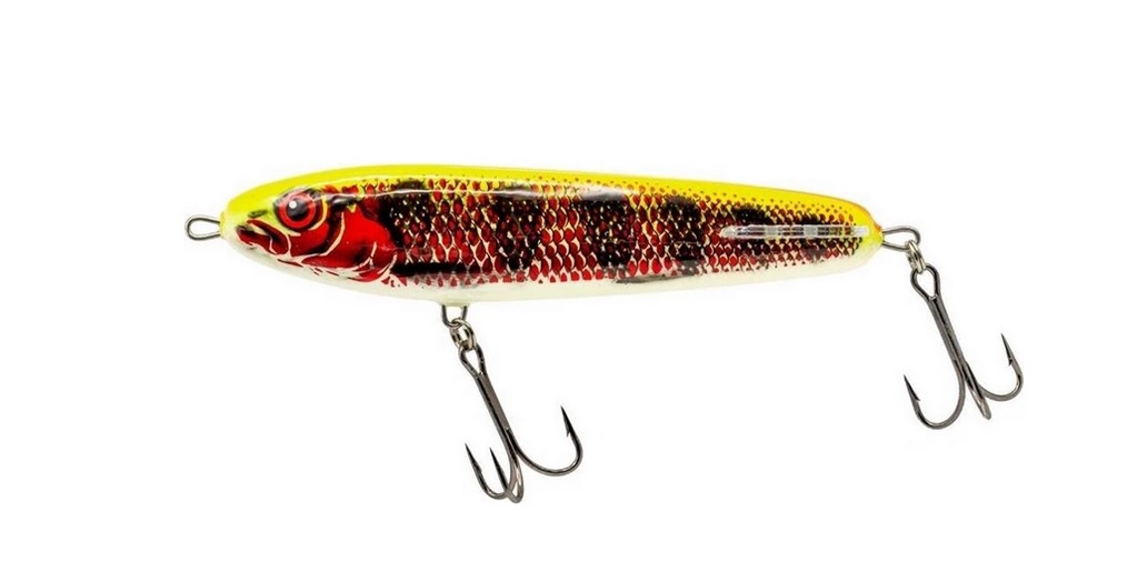 Salmo Wobler Sweeper Tonący 12cm Holo Red Perch