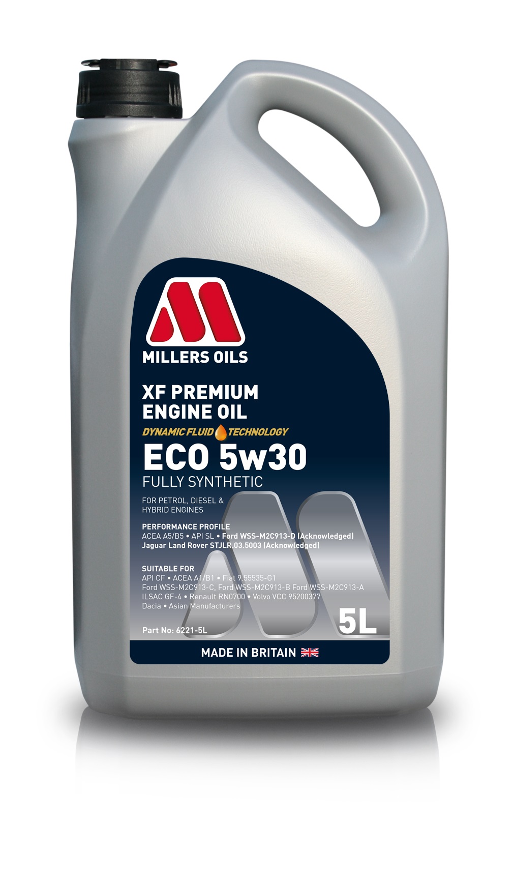MILLERS XF PREMIUM ECO 5W30 5L - Petrostar