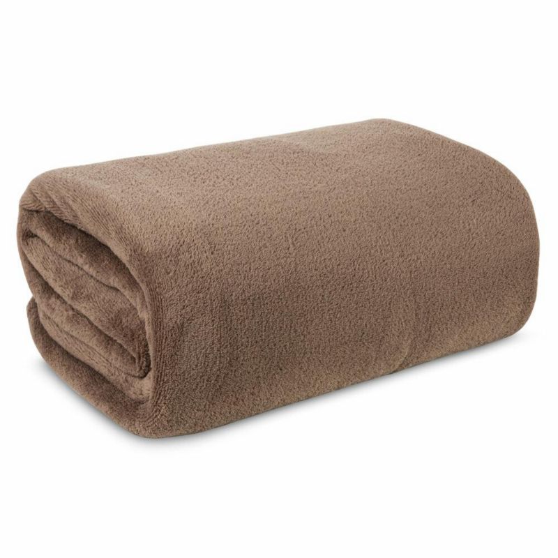 Koc SIMPLE Eurofirany 150x200 cm beżowy miękki gruby 1 szt.