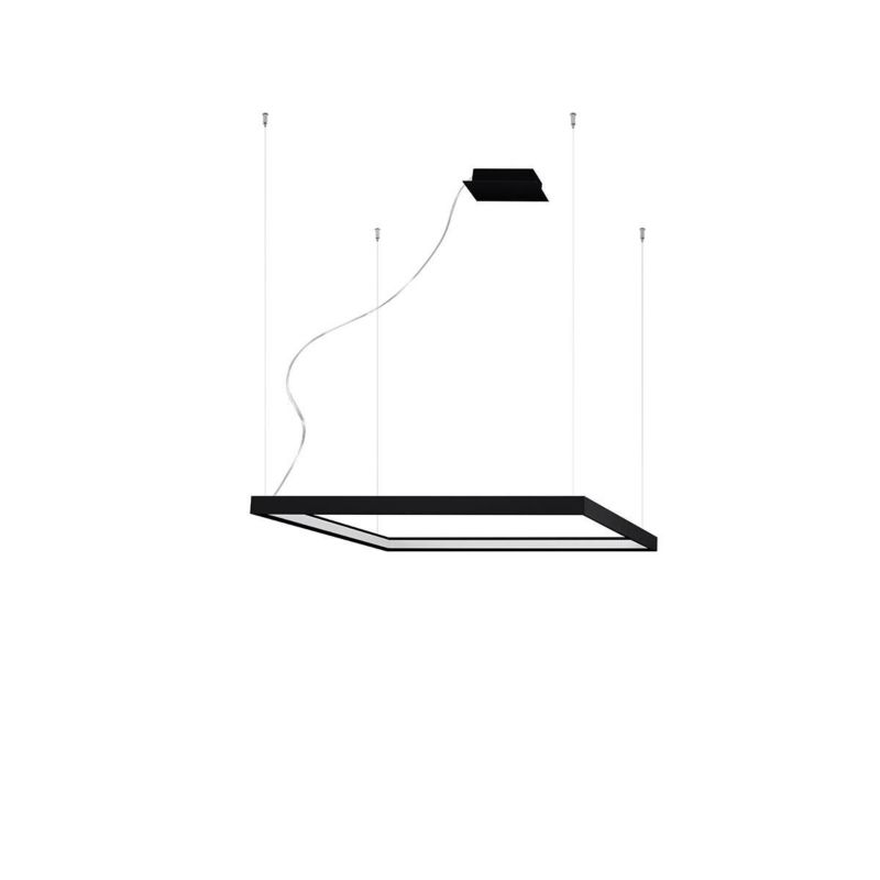 Lampa wisząca Thoro NELYA czarna 1 x LED 50W Neutralna biała 5757lm wym:150x80x80cm IP20 -1 szt.