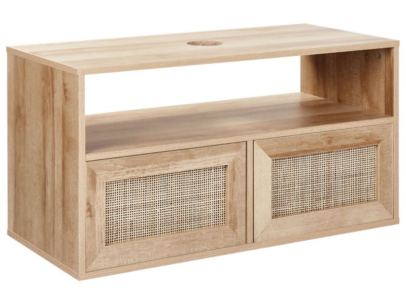 Wisząca szafka pod umywalkę Rosell 86 cm Jasnobrązowy 1 szt.