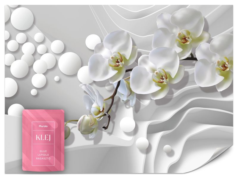 Fototapeta Muralo Abstrakcja Kwiaty z Efektem Trójwymiarowym 150x105 cm 1szt.