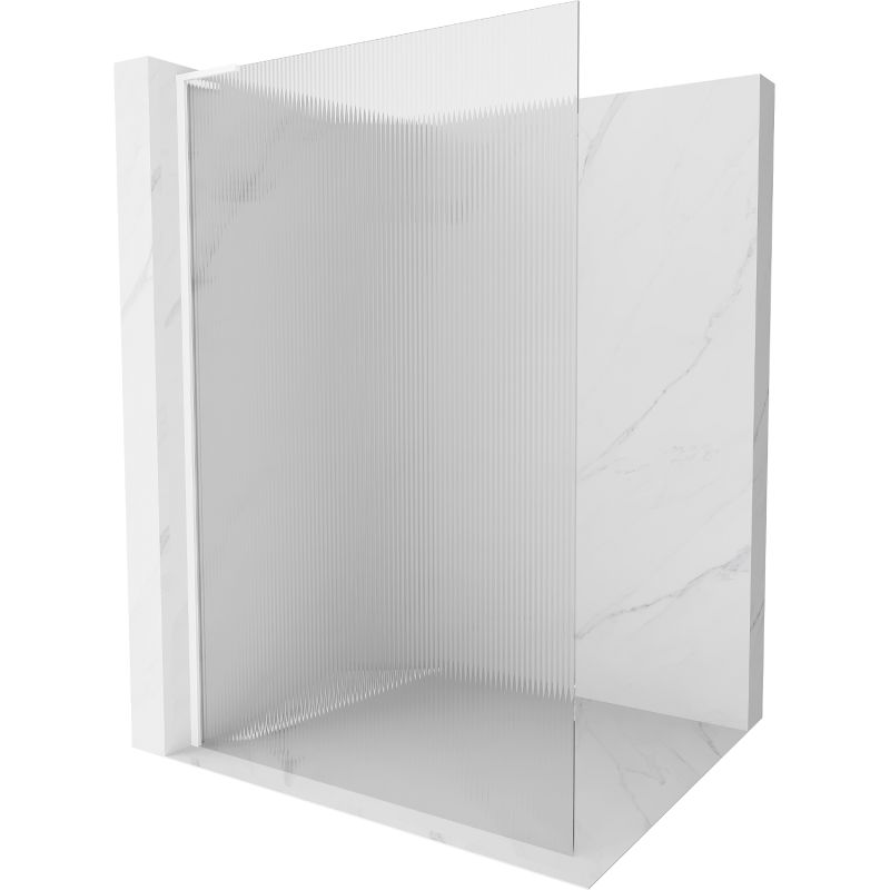 Ścianka prysznicowa walk-in Mexen Kioto L biała 110x200 cm 800-110-103-20-09 1 szt.