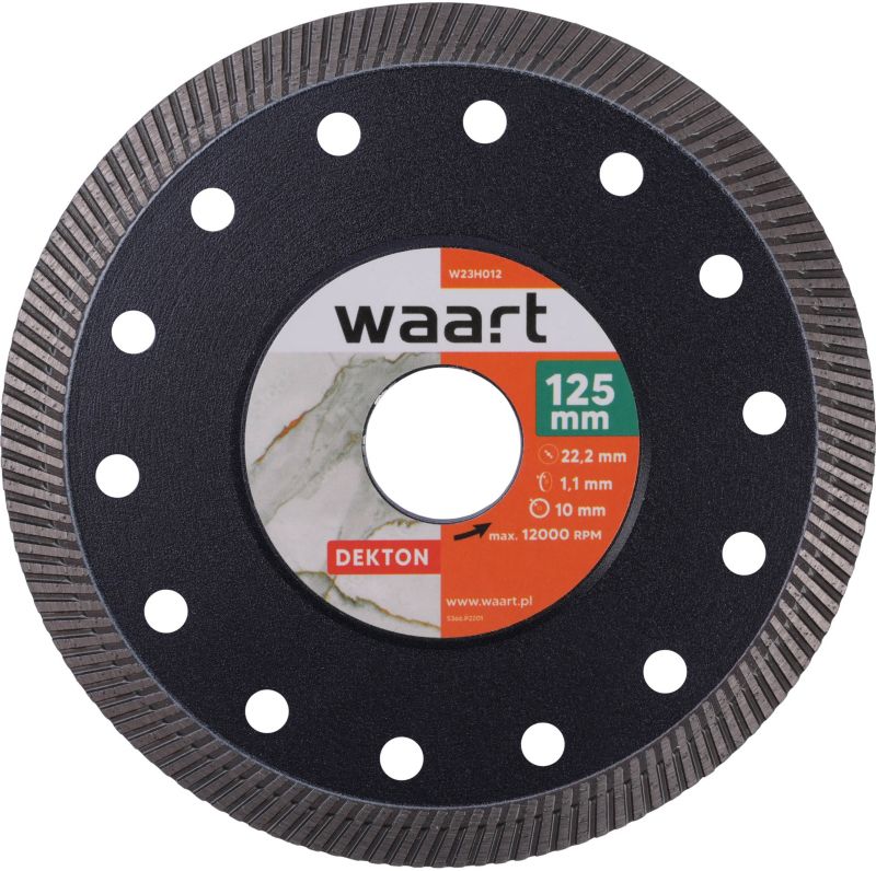 Tarcza diamentowa Waart turbo 125 x 1 x 22,2 mm