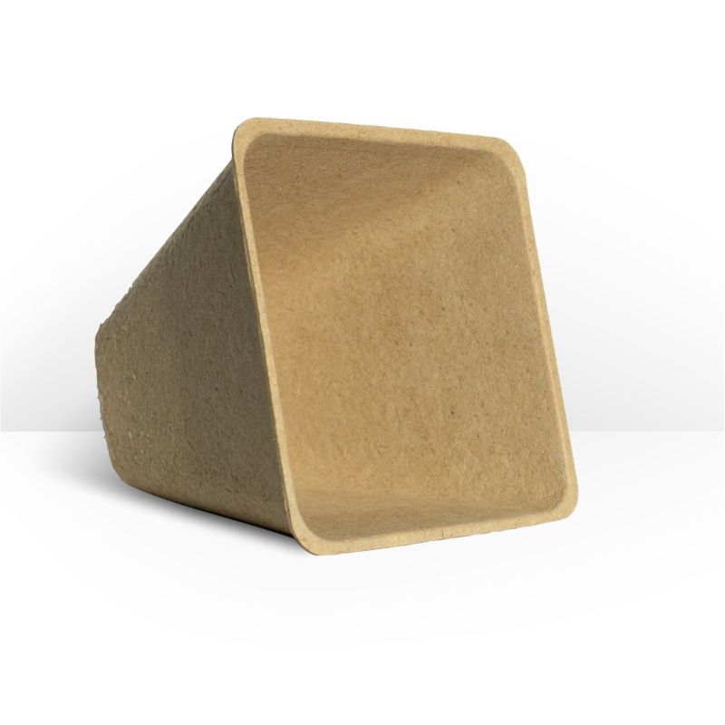 Doniczka torfowa kwadratowa, Plantris, 8x8 zestaw 24 sztuki, 1 szt.