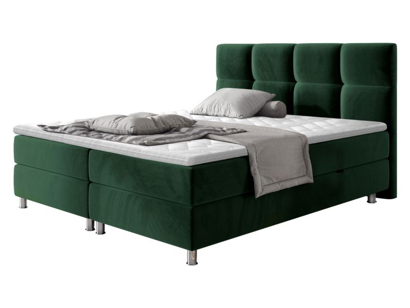 Łóżko kontynentalne MIRJAN 24 Dave 180x200 wojskowa zieleń 1 szt.