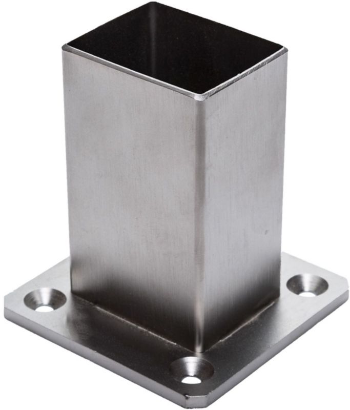 Mocowanie słupka Kornik nierdzewne 37 x 47 mm poziome