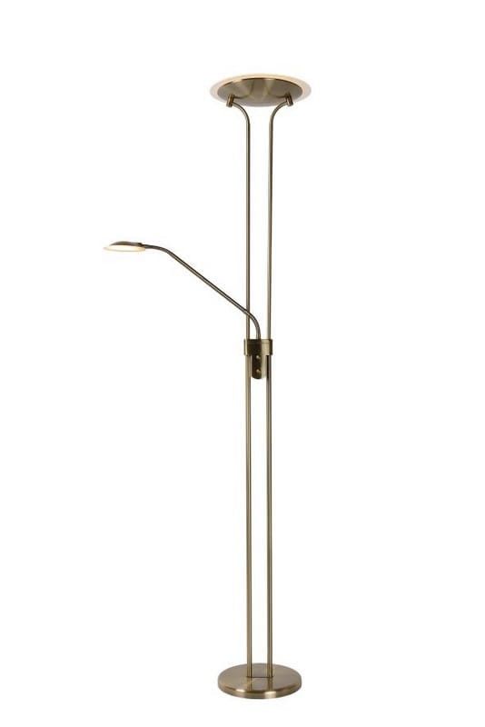 Lampa podłogowa stojąca Lucide Champion mosiądz LED 20W 3000K 1600lm wym: 180 x 30 x 50 cm - 1 szt.