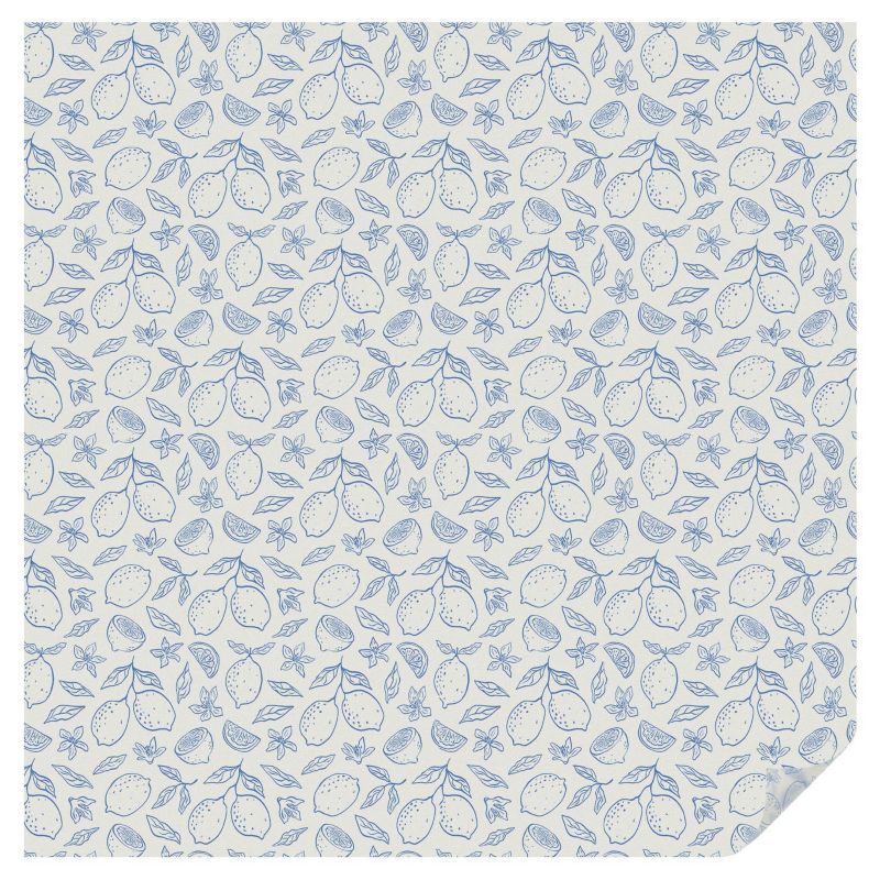 Folia Dekoracyjna na Szybę Tulup 100x100 cm Witraż Samoprzylepny Dekoracyjny motyw cytryn w stylu klasycznym 1 rol.