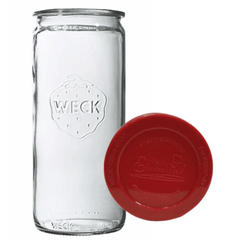 Słoik MODO24 Weck 1500 ml fi 100 cylinder silikonowe wieko 1 kpl.