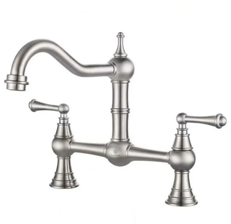 Bateria kuchenna Lauferi CHESTER mosiężna srebrny mat retro styl angielski 1 szt.