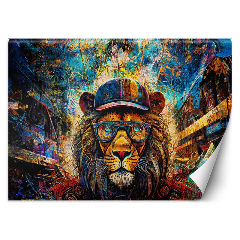 Fototapeta Feeby Lew Zwierzęta Kolorowy 450x315 1 szt