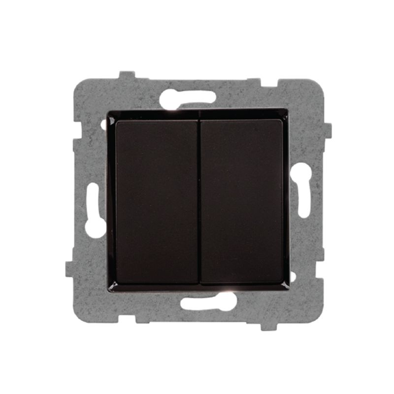 Łącznik podwójny schodowy Rosa czarny