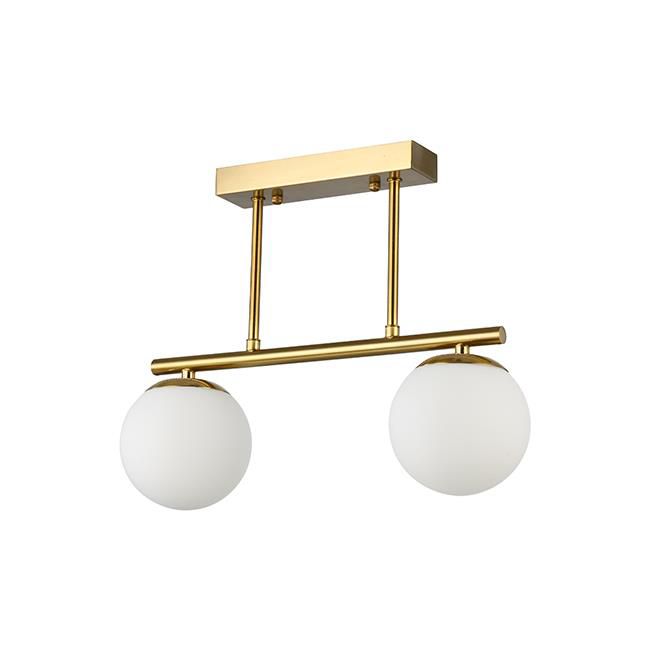 Żyrandol LED MasterLED Bali E27 podwójny lampa wisząca 38 cm IP20 złoty 1 szt.