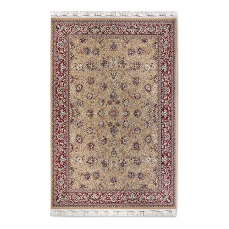 Dywan Villeroy&Boch tradycyjny do salonu 190x285cm,klasyczny czerwono beżowy wzór 1 szt.