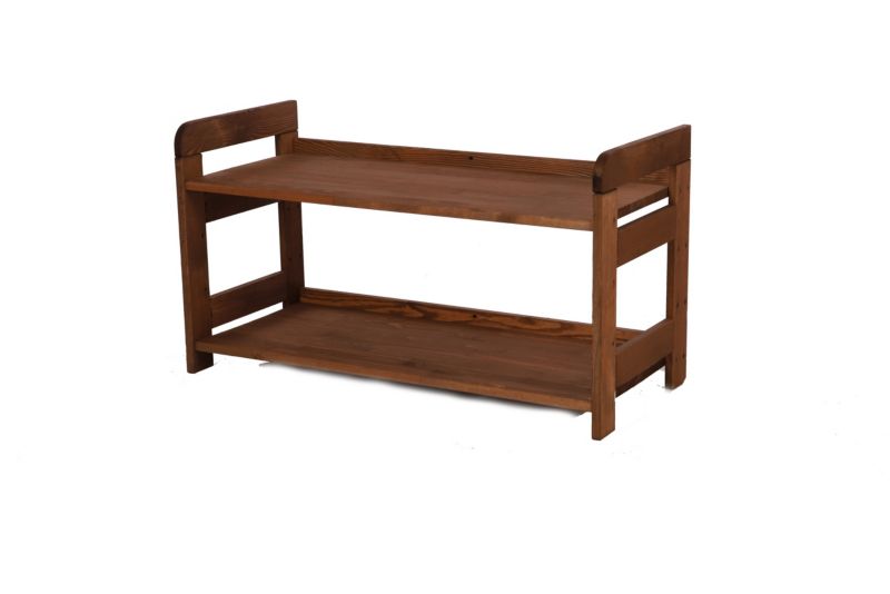 Regał modułowy MODO24 z pełnymi półkami 44 x 80 x 34 cm brązowy 1 szt.