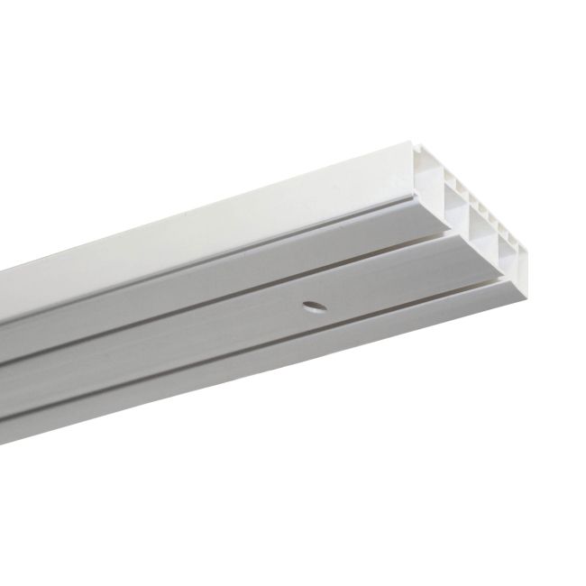 Szyna sufitowa GK2 2-torowa biała 180 cm