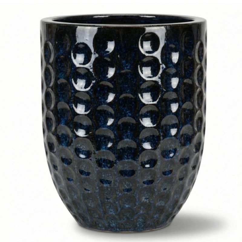 Doniczka ceramiczna Provencelia MEROVEE szkliwiona mrozoodporna 42 x 55 cm Lodowy błękit 1szt