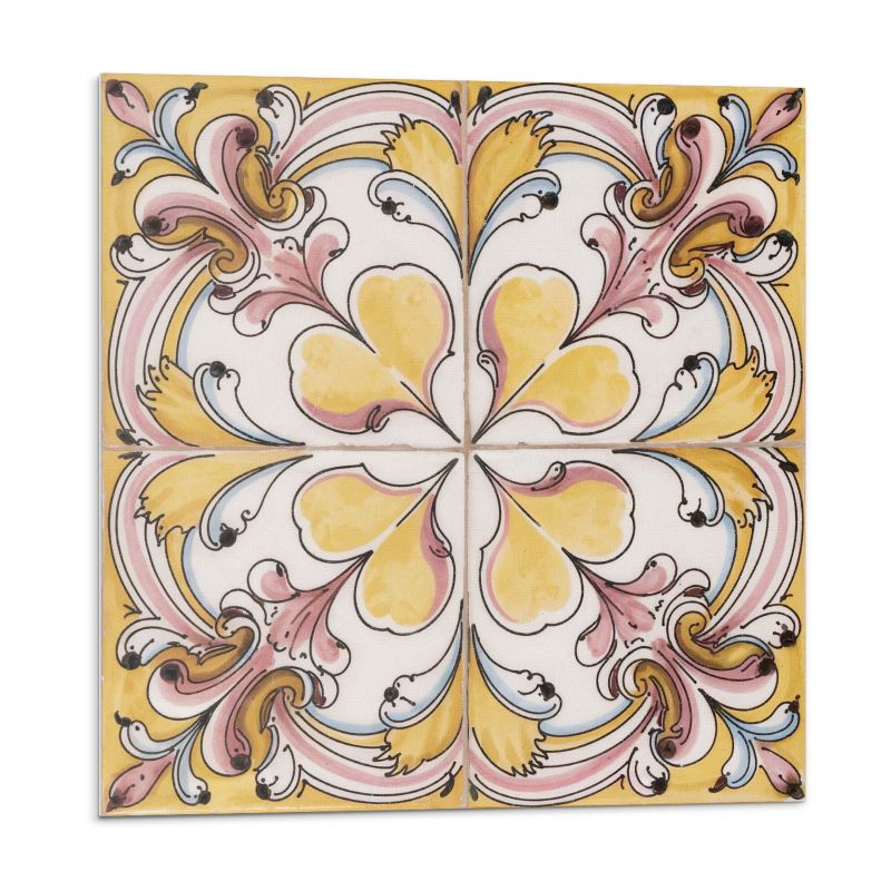 Kafelki samoprzylepne Wallfluent 20x20 cm Ornamenty i kwiaty w harmonijnym zestawieniu 20 szt.