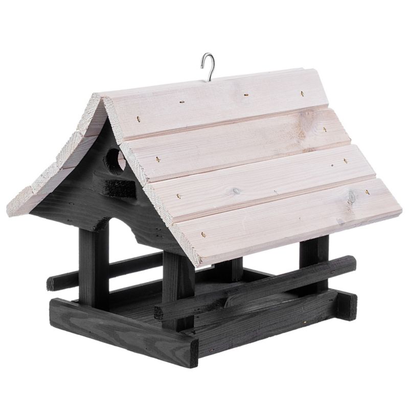 Karmnik dla ptaków KADAX domek antracytowo-biały 30 x 25 cm 1 szt.