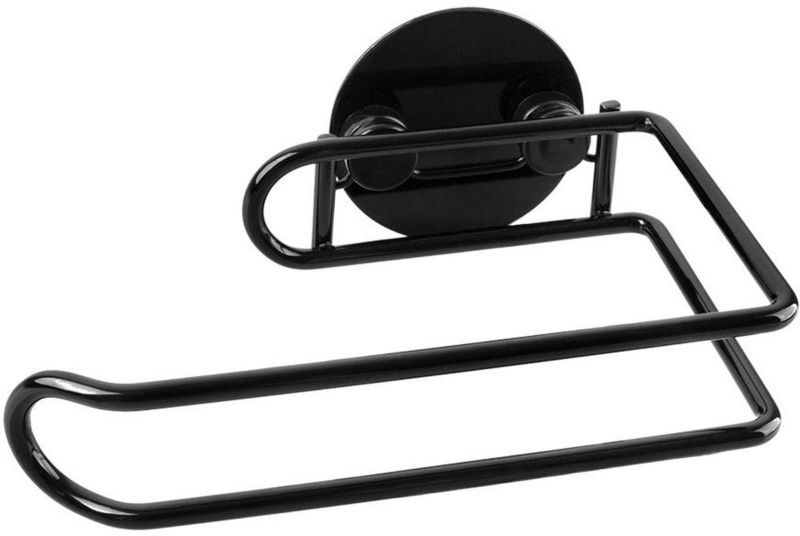 Uchwyt na papier toaletowy AWD Interior czarny, montaż bez wiercenia, 3m, 1 szt.