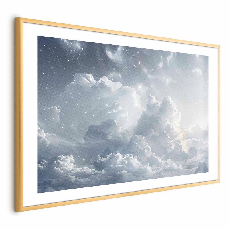 Plakat Artgeist Astralny spokój 30x21 cm z ramą złotą 1 szt