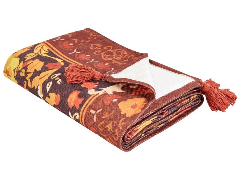 Koc piknikowy Dilbar 200 x 200 cm Czerwony 1 szt.