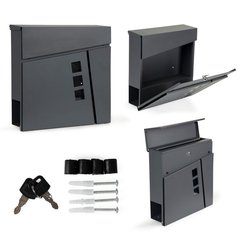 Skrzynka pocztowa na listy ModernHome stal galwanizowana 1 szt.