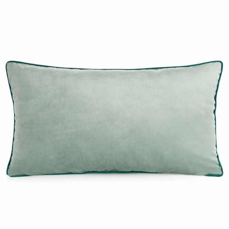 Poduszka GAJA 3 Eurofirany 30 x 50 cm szałwiowa velvetowa z lamówką 1 szt.