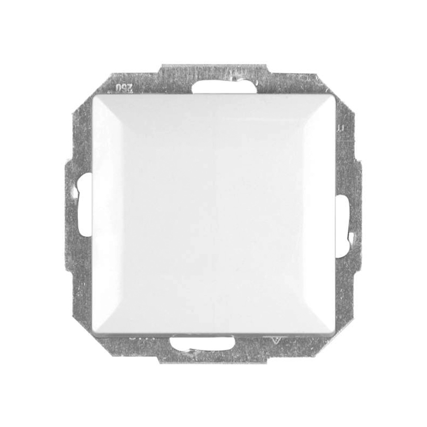 Łącznik Perła krzyżowy biały