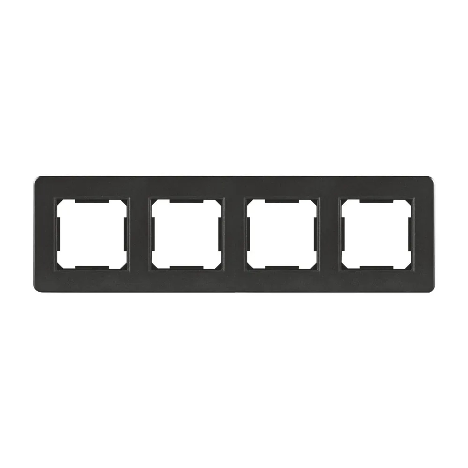Electromalt Ramka Quad 4-krotna czarna