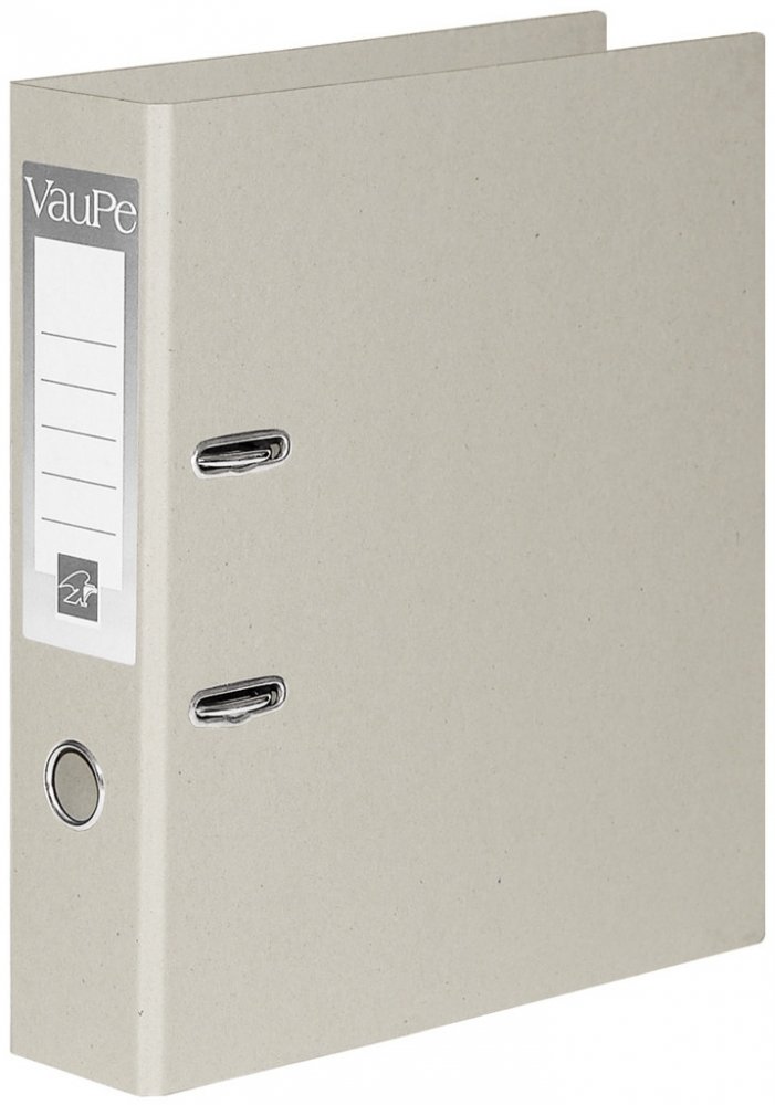 Segregator A4 VauPe TJ ECO, szerokość grzbietu 75mm, do 500 kartek, szary