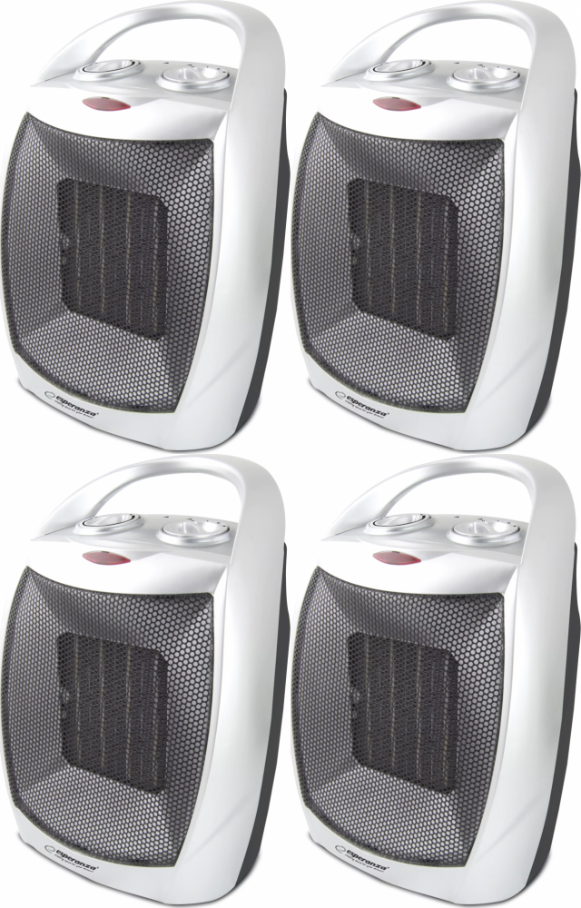 4x Termowentylator Esperanza EHH006 Atacama, biały