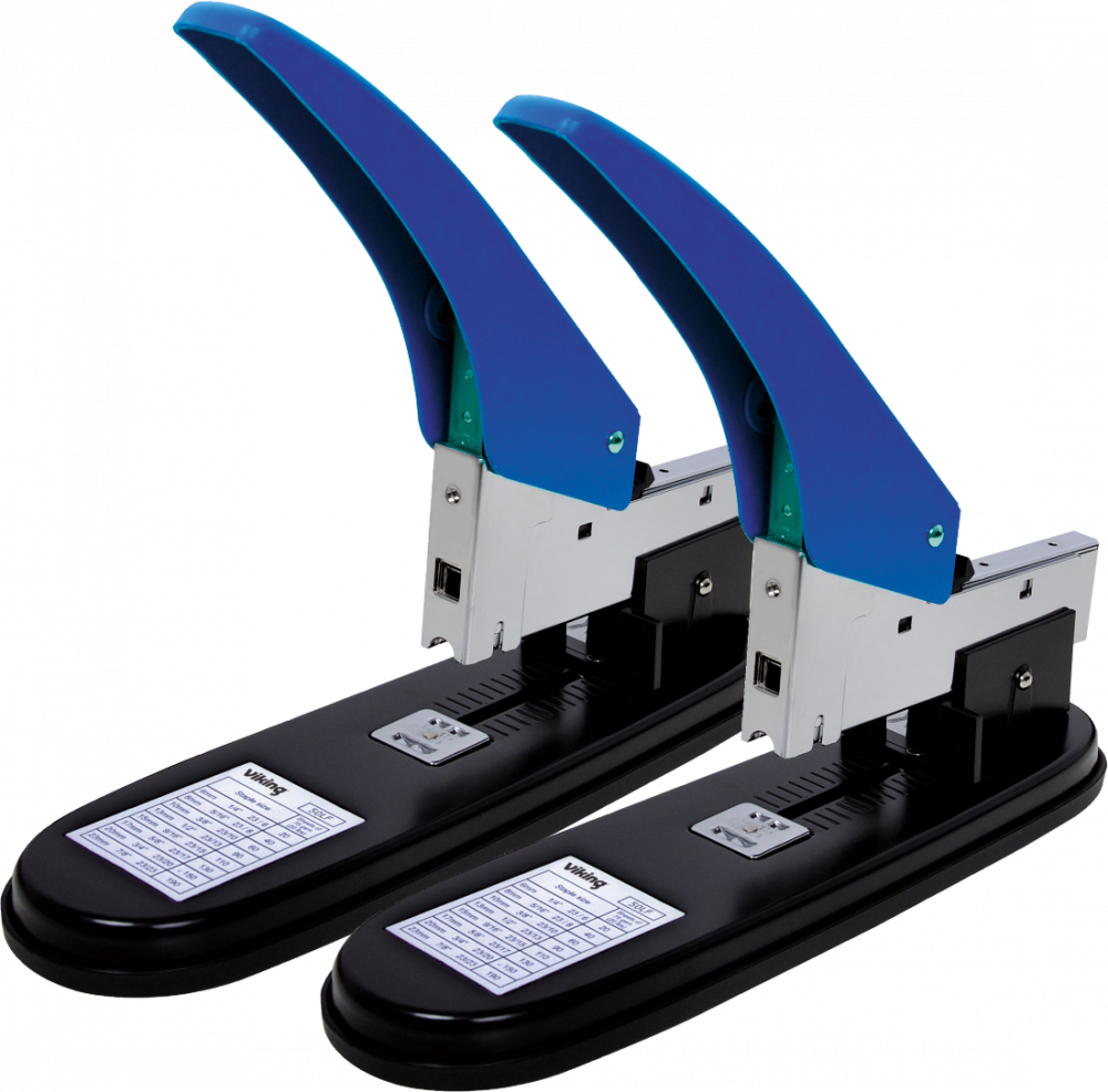 2x Zszywacz Viking, Heavy Duty, do 210 kartek, czarny