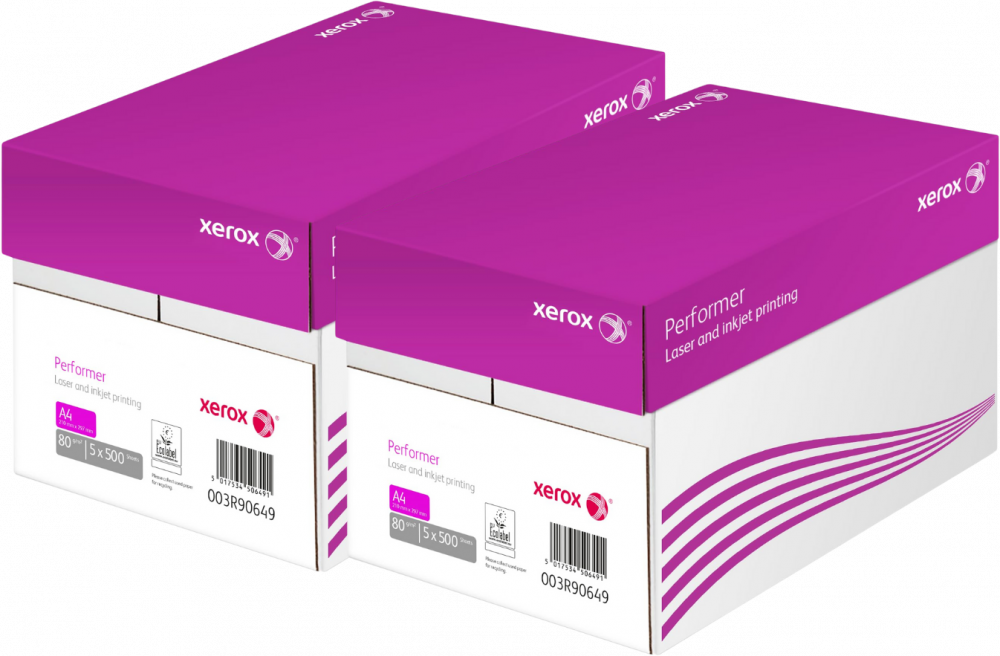 10x Papier ksero Xerox Performer, A4, 80g/m2, 500 arkuszy, biały