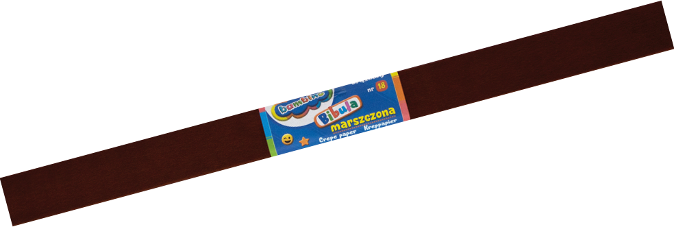 Bibuła marszczona Bambino, 200x50cm, brązowy