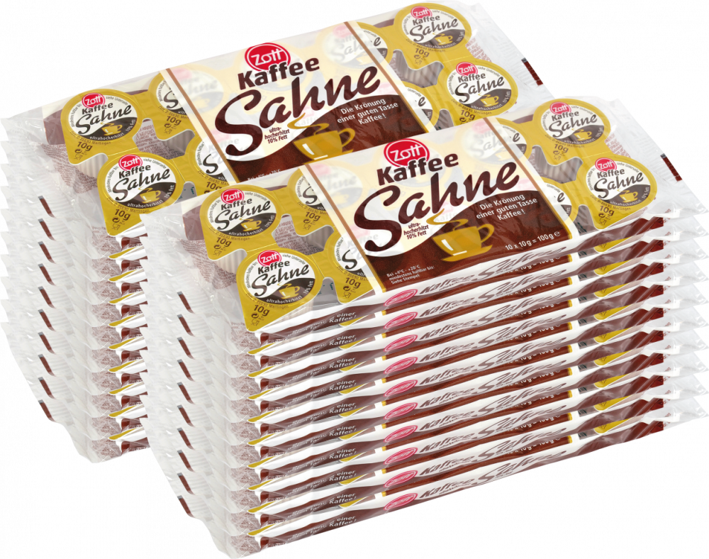 20x Śmietanka jednorazowa do kawy Zott, 10ml x 10 sztuk