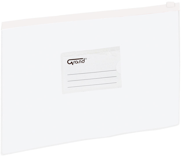 Koszulka z suwakiem Grand EC007B, A5, biały