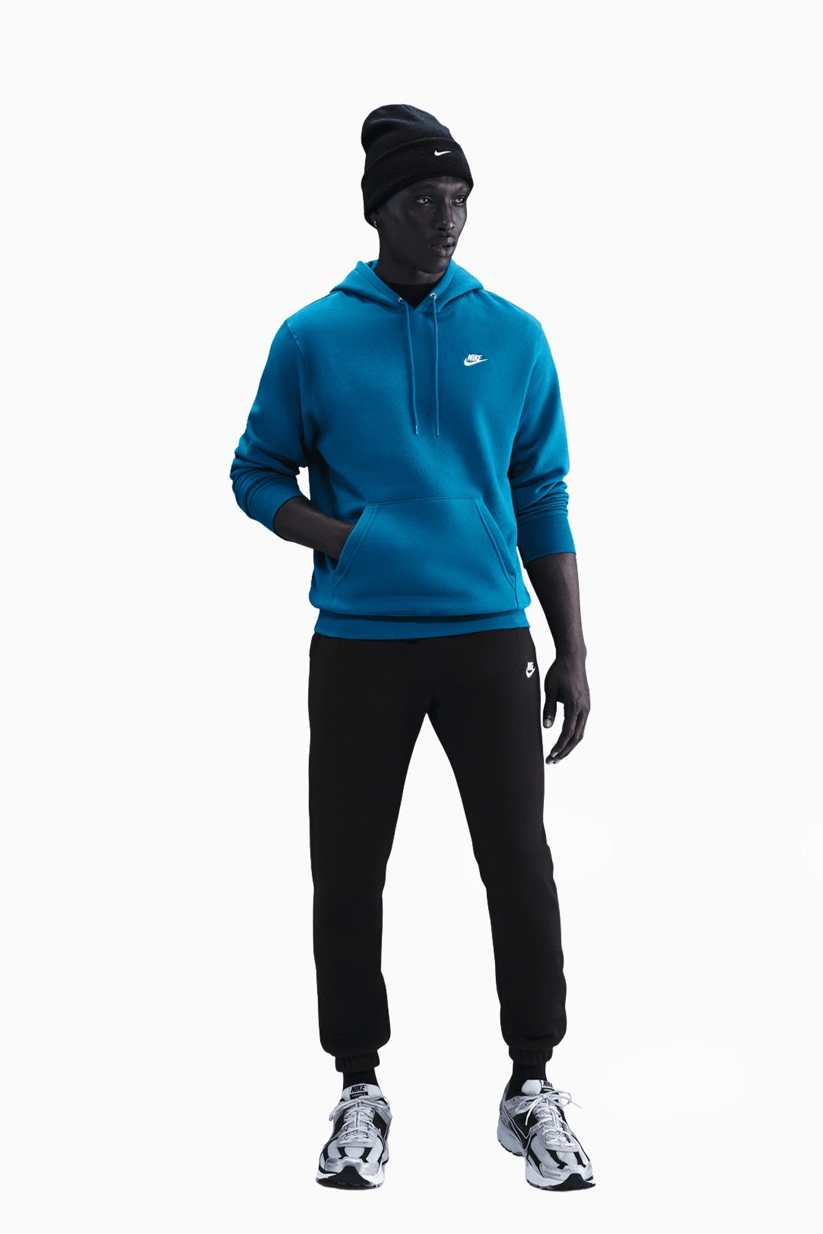 Bluza z kapturem Nike Club - Niebieski