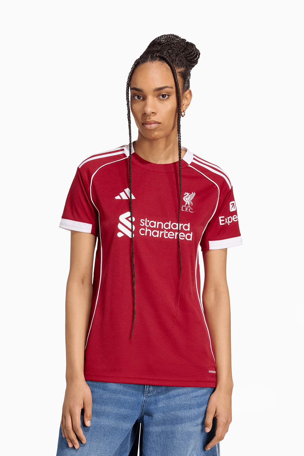 Koszulka adidas Liverpool FC 25/26 Domowa Replica Damska - Czerwony