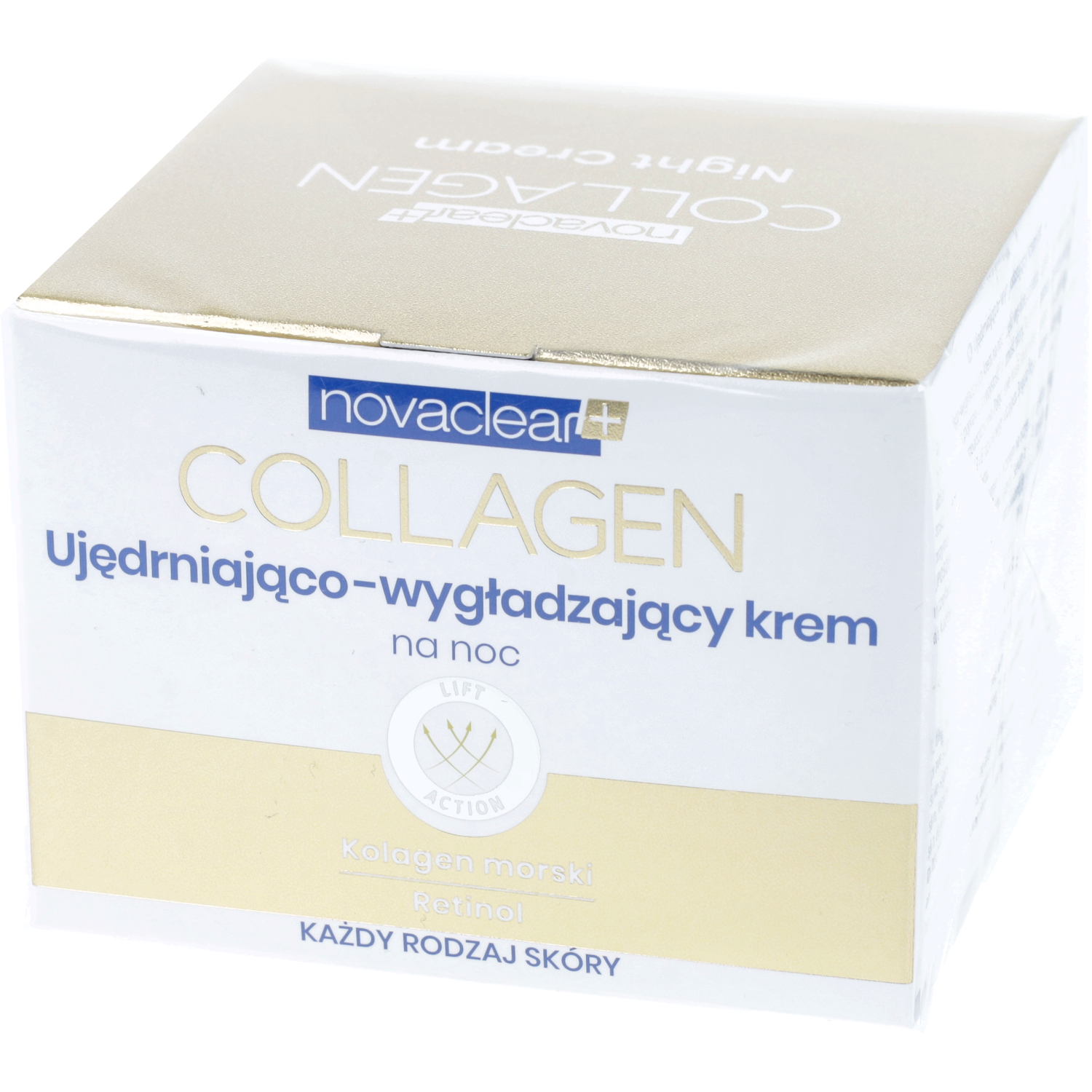 Novaclear collagen - ujędrniająco-wygładzający krem na noc, 50 ml