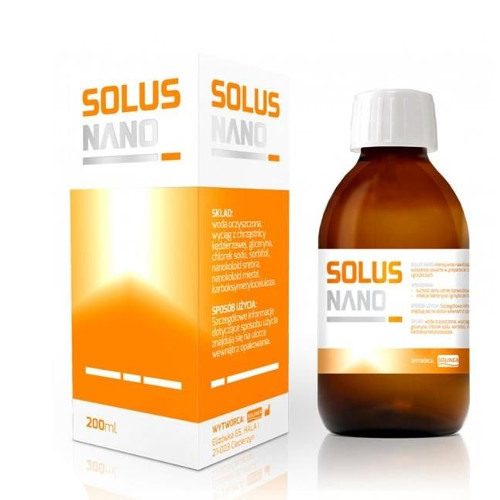 Solus nano - roztwór nawilżający do jamy ustnej, 200 ml